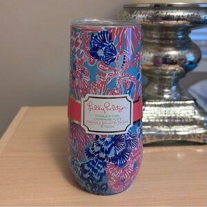 Lilly Pulitzer Stainless Steel 10 oz Champagne Flute in “Splendor In The Sand”